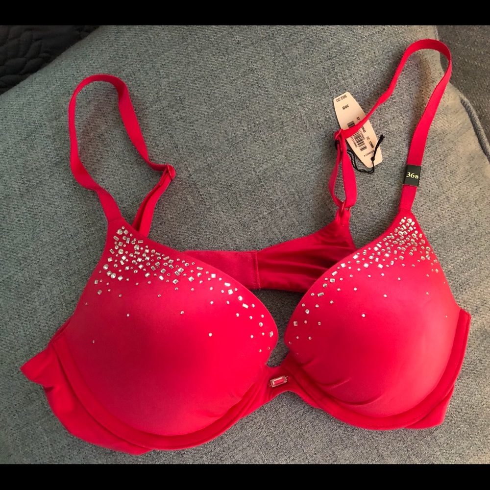 Victoria Secret Plunge Diamond Studded Bra